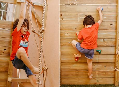 Montamos un auténtico parque infantil de madera en casa