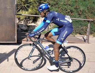 Saymon Musie (Aluminios Cortizo): El ciclista eritreo que sueña con ser profesional