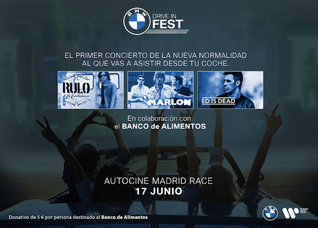 BMW Drive-In Fest, el 17 de junio en Madrid con Rulo y La Contrabanda, Marlon y Ed is Dead