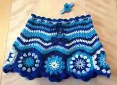 Falda Bebe Crochet