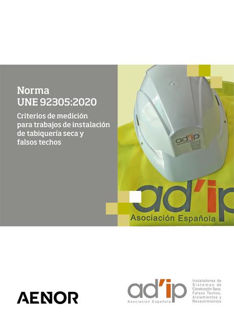 NORMA UNE 92305:2020, AD’IP aporta una herramienta esencial para el Instalador NORMA UNE 92305:2020, AD?IP aporta una herramienta esencial para el Instalador