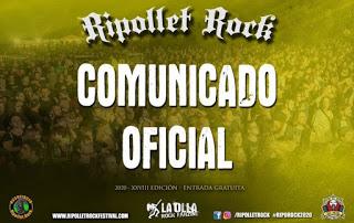 El Festival Ripollet Rock aplazado al 2021 por el Covid-19