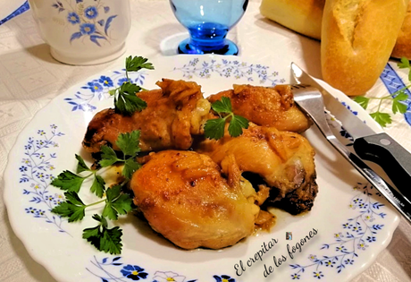 MUSLOS DE POLLO AL AJILLO