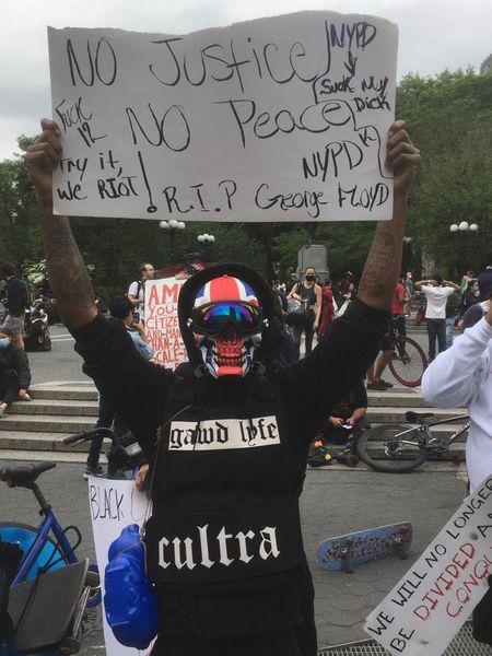 Las voces indignadas de las protestas en Estados Unidos Las voces indignadas de las protestas en Estados Unidos