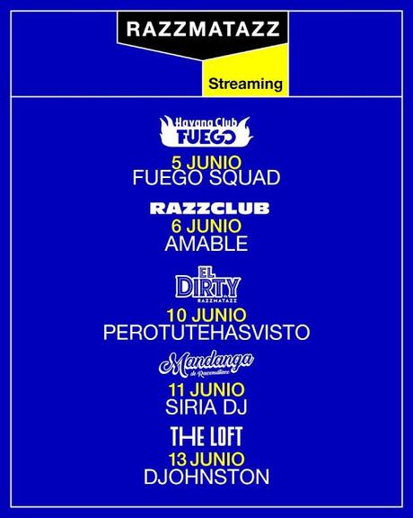 [Noticia] Arrancan los streamings de la Sala Razzmatazz