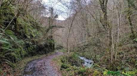 Subiendo a Llombecima junto al Río Mampodre