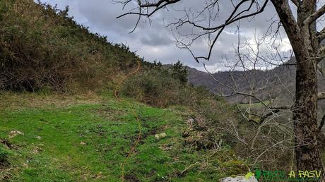 Desvío bajo Bornéu para subir al Alto Llerandi