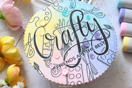 One Layer Cards for Crafty Friends