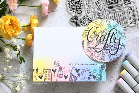 One Layer Cards for Crafty Friends