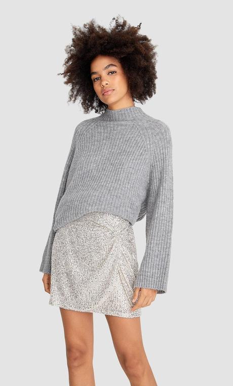 Falda Flores Stradivarius Falda Flores Stradivarius