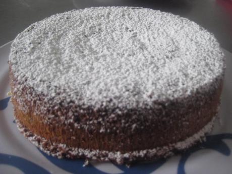 TARTA O TORTA CAPRESE DE NARANJA