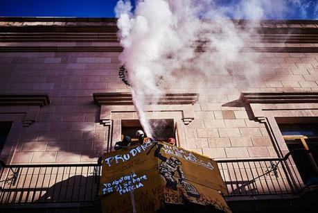Piden liberación de activista y la detención de los verdaderos vándalos