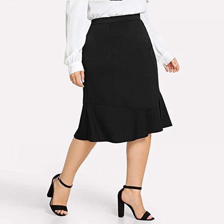 Falda De Lapiz Con Tenis