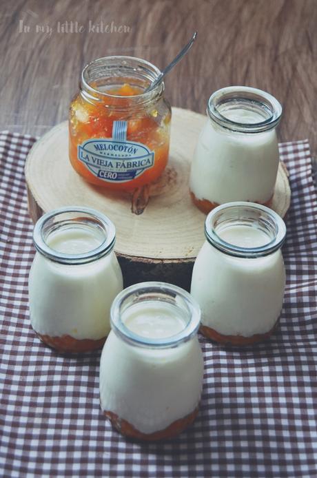 Yogures caseros con melocotón con Degustabox