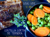 Costilla corta ternera mantequilla (sous vide)