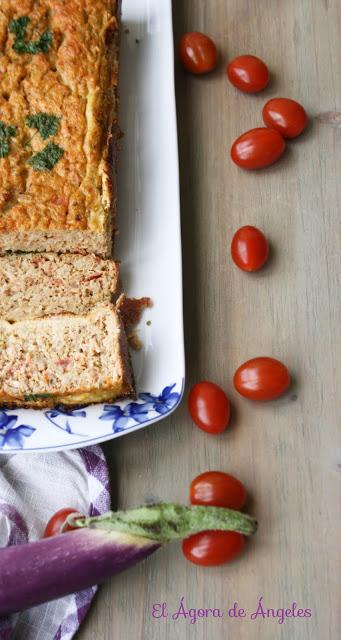 Pastel de brócoli, berenjena y atún El Ágora de Ángeles Pastel de brócoli, berenjena y atún