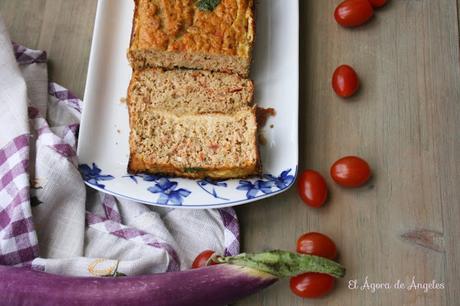 Pastel de brócoli, berenjena y atún El Ágora de Ángeles Pastel de brócoli, berenjena y atún