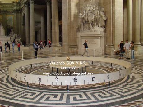 Que hacer, a donde ir, que visitar en Paris. Paris en 3 días. El Péndulo del panteón de parís