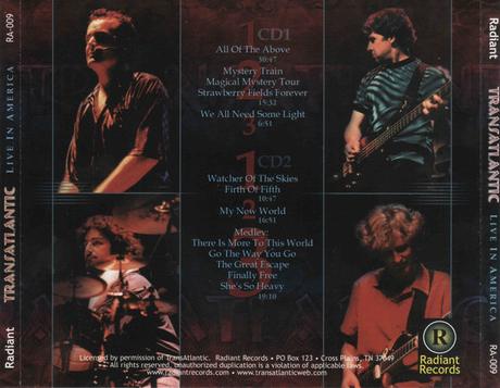 Transatlantic - Live in America (2001)