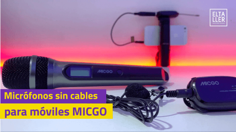 Micrófonos sin cables para móviles MICGO microfonos sin cable video movil