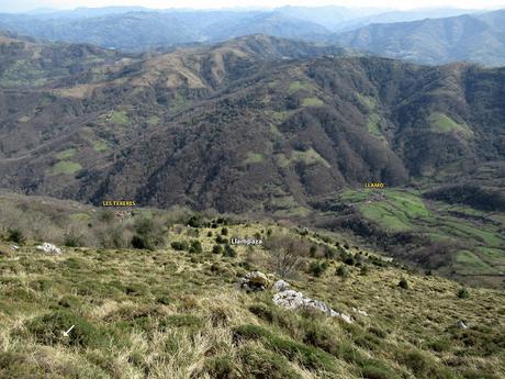 Llamo-Llampaza-Llazarandín-Picu Santiago-Minas de Texeo