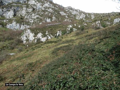Llamo-Llampaza-Llazarandín-Picu Santiago-Minas de Texeo