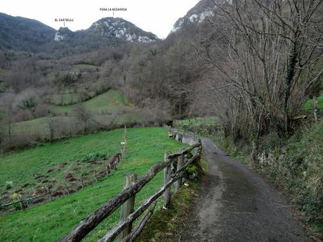 Llamo-Llampaza-Llazarandín-Picu Santiago-Minas de Texeo