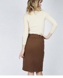 Falda Midi Marron