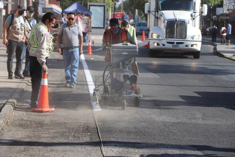 Ayuntamiento realiza «ciclovía-temporal» en Fray Diego de la Magdalena