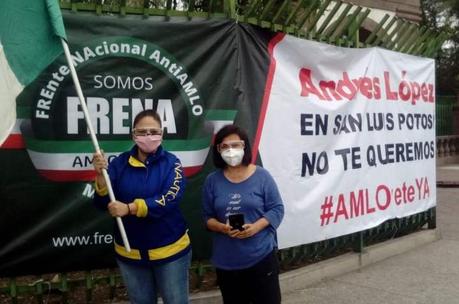 Convocan a segunda marcha Anti-AMLO en San Luis Potosí