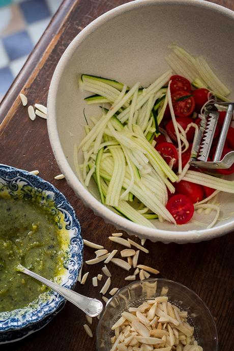 ENSALADA DE PASTA FRESCA Y PESTO