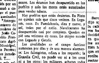 Población de Fuenlabrada en 1938 Población de Fuenlabrada en 1938