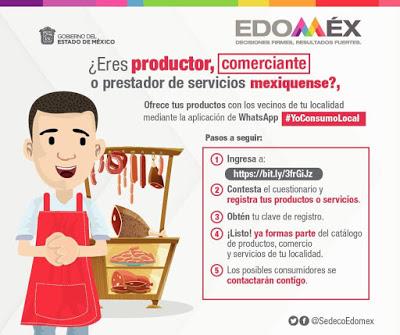 IMPULSA EDOMÉX COMERCIALIZACIÓN DE PRODUCTOS DE PEQUEÑOS NEGOCIOS Y SERVICIO DE TAXI VÍA WHATSAPP