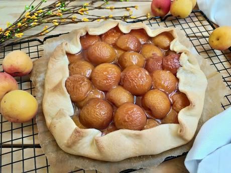 Galette de albaricoques. Postre de temporada, fruta, rápido fácil, rico sencillo Horno Canela, avena Cuca Galette de albaricoques. Postre de temporada, fruta, rápido fácil, rico sencillo Horno Canela, avena Cuca
