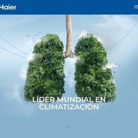 Haier Aire, una web adaptada a los nuevos tiempos