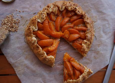 Galette de albaricoques, fácil y de temporada