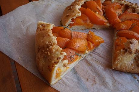 Galette de albaricoques, fácil y de temporada