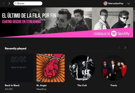 El último de la fila, al fin en Spotify