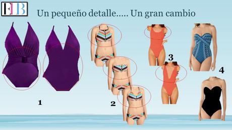 El poder de los detalles. Los Detalles del Bañador juegan con tu Silueta