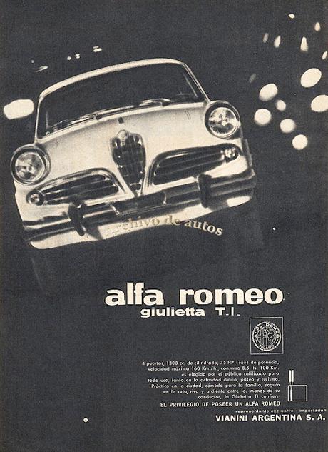 Alfa Romeo Giulietta TI de 1961