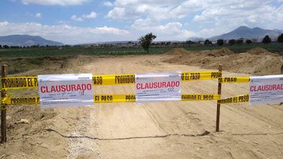 CLAUSURA PROCURADURÍA AMBIENTAL MINA EN CALIMAYA