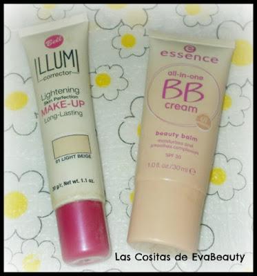 productos terminados/empties makeup/maquillaje low cost bb cream y base maquillaje