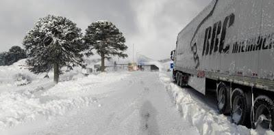 Varias rutas intransitables por el temporal