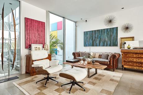 Atrévete a combinar con el estilo Ecléctico Unifamiliar de diseño en Madrid eclectico-salon
