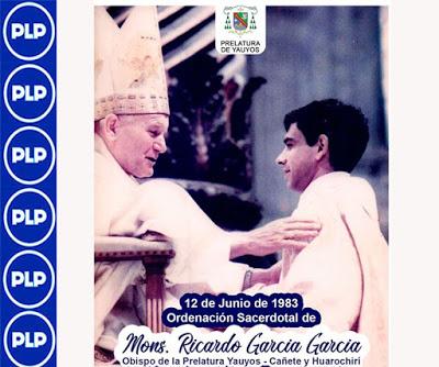 En Cañete: MONSEÑOR RICARDO GARCÍA CELEBRA 37 AÑOS DE ORDENACIÓN SACERDOTAL...