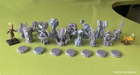 Dragon's Lake miniaturas: Contadores y marcadores (Kickstarter)