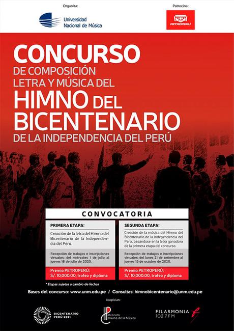 Concurso Himno del Bicentenario del Perú 2021