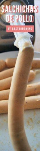 Salchichas de pollo