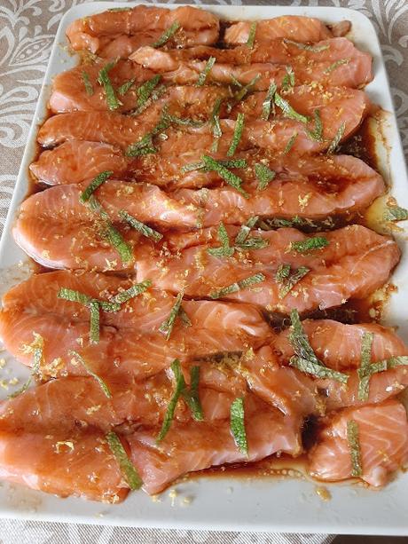 SASHIMI SEMICRUDO (Ferrán Adrià)