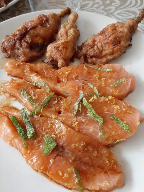 SASHIMI SEMICRUDO (Ferrán Adrià)